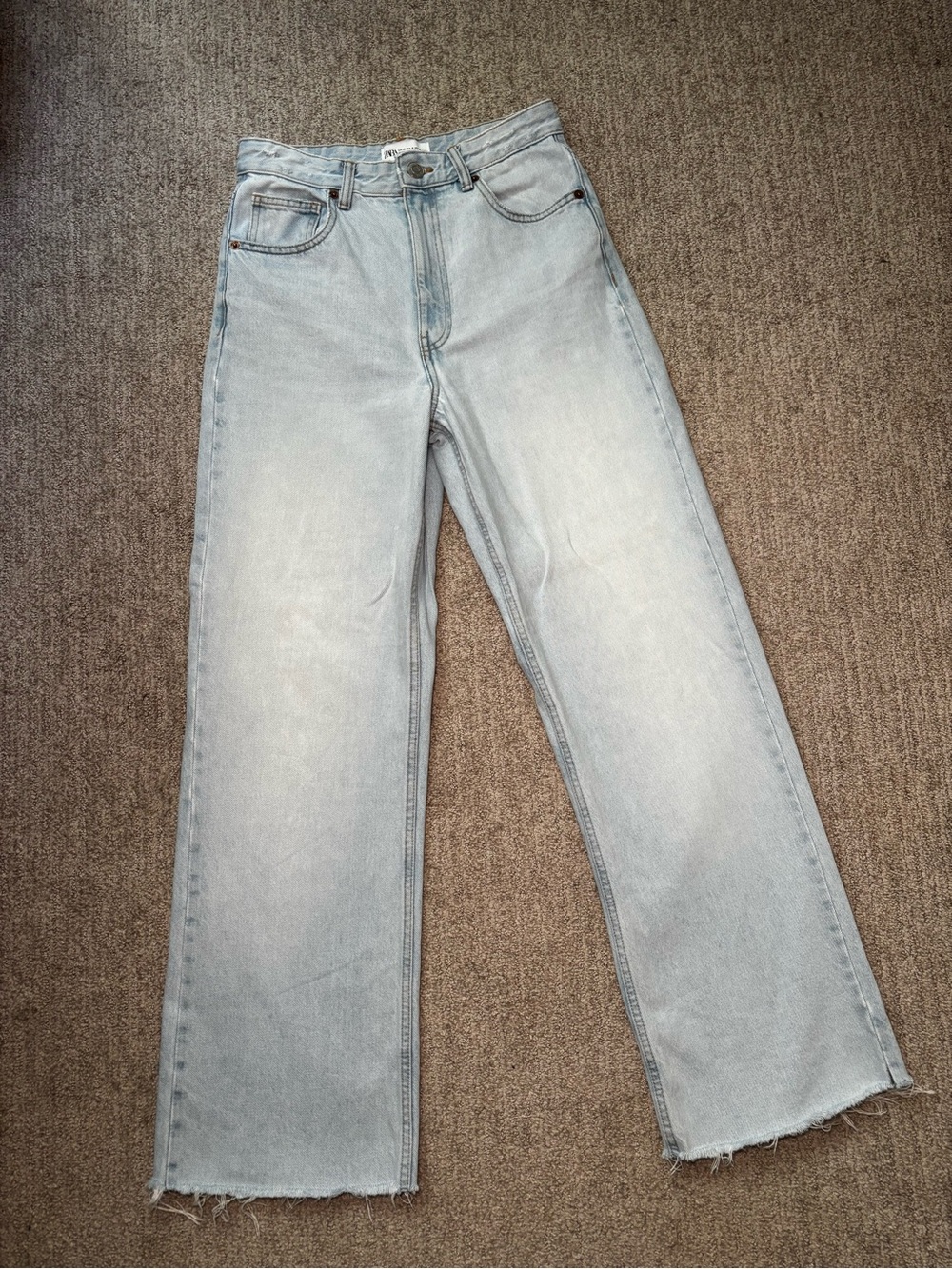 Zara Wide Straight Leg Jean